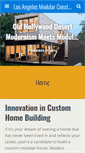 Mobile Screenshot of losangelesmodularconstruction.com