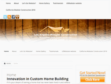 Tablet Screenshot of losangelesmodularconstruction.com